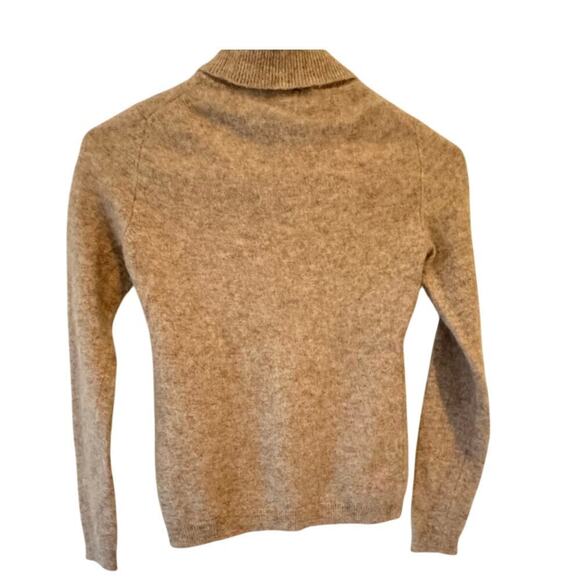 Cozy Tan Turtleneck Sweater - Picture 7 of 7